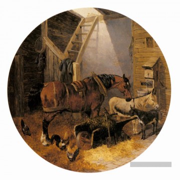  Cheval Peintre - La ferme 4 John Frederick Herring Jr Cheval